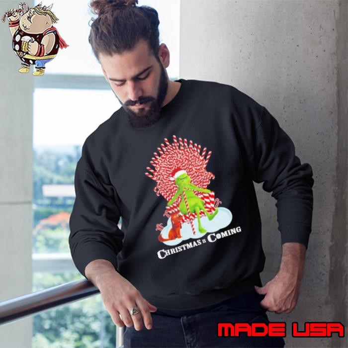 The Grinch And Dog Christmas Is Coming Sweatshirt