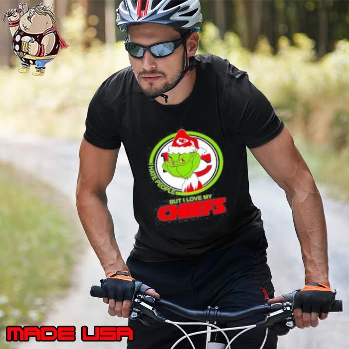 The Grinch I Hate People But I Love My Kansas City Chiefs 2024 Unisex