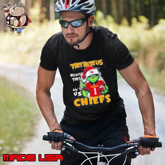 The Grinch They Hate Us Because Ain'T Us Kansas City Chiefs 2024 Unisex