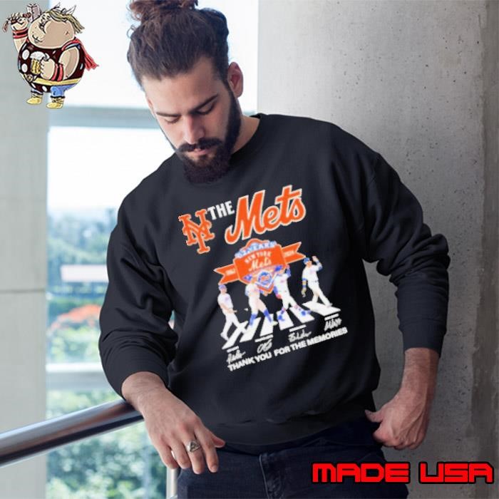 The Mets Abbey Road NLCS 62 Years 1962 2024 Thank You For The Memories Signatures Sweatshirt