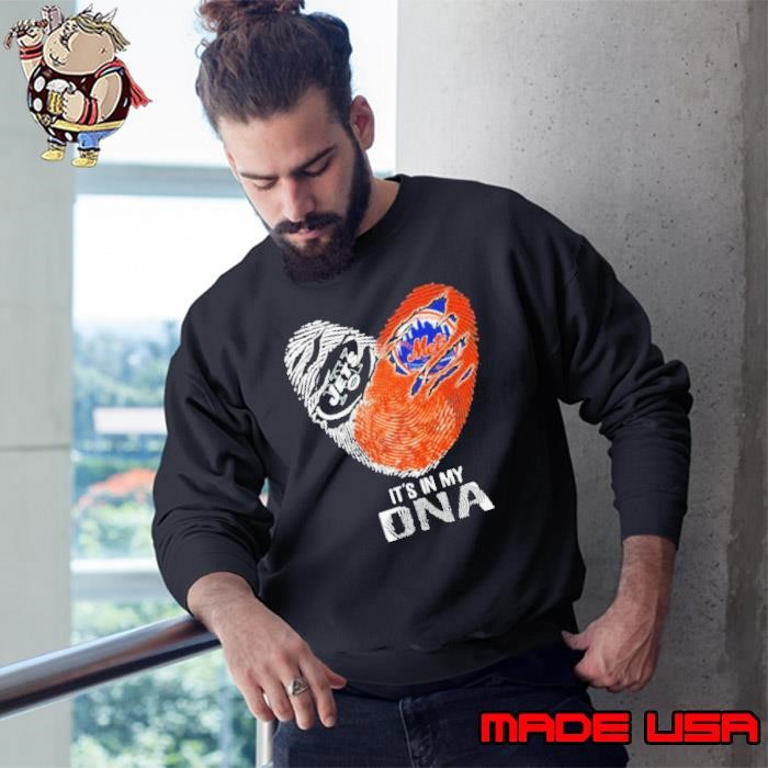 The New York Jets And Mets It’s In My Dna Nfl Football Heart Sweatshirt