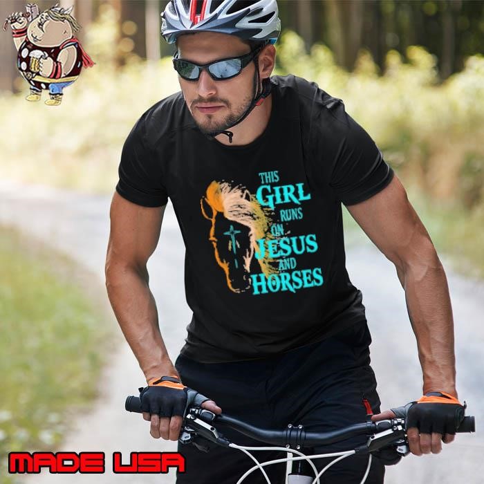 This Girl Runs On Jesus And Horses Unisex