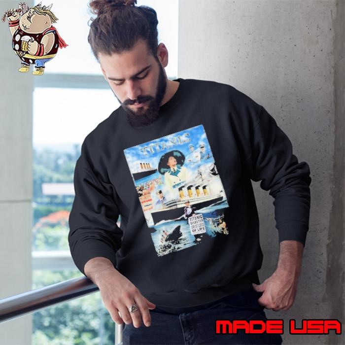 Titanic Sinking Poster Vintage Memorabilia Movie Sweatshirt