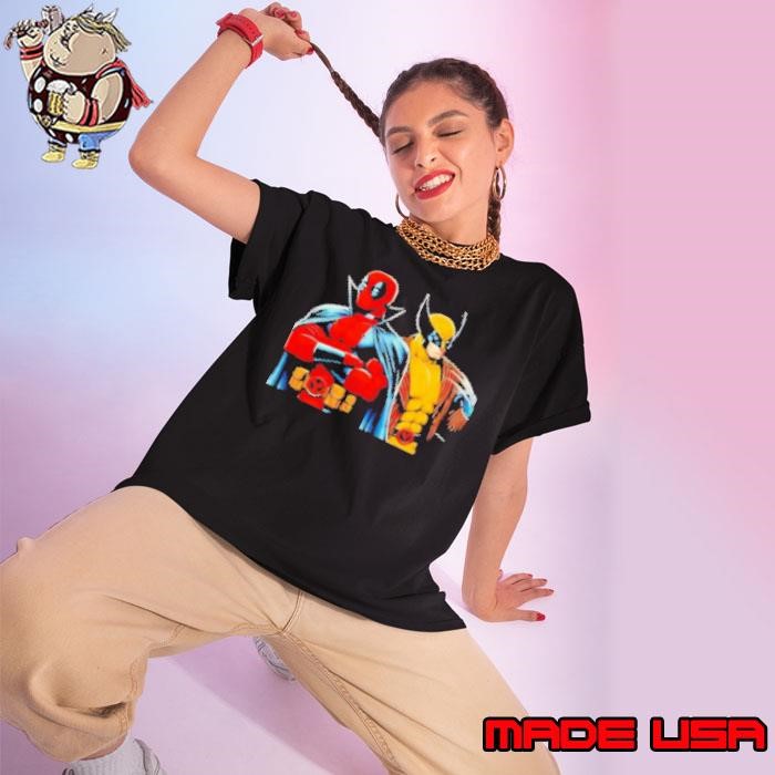 Top Deadpool and Wolverine Cool Design Ladies tee