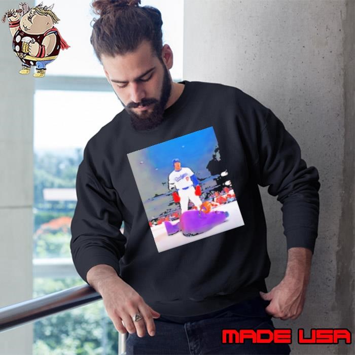 Top Los Angeles Dodgers Shohei Ohtani down goes Grimace Sweatshirt