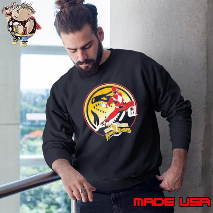 Tyrannosaurus Power Coin Mighty Morphin Power Rangers Sweatshirt