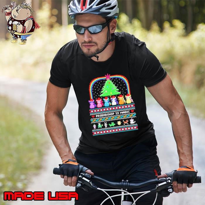 Unicorn friendship is magic ugly christmas Unisex