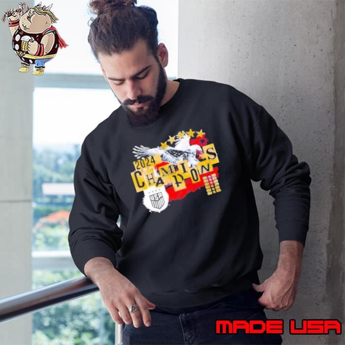 Unisex USWNT 2024 Champions Eagle Design Sweatshirt