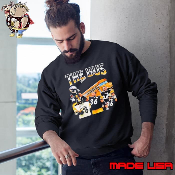 Vintage 90S Graphic Jerome Bettis Pittsburgh Sports Design Sweatshirt