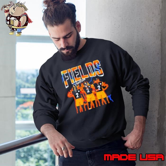 Vintage 90S Graphic Justin Fields Pittsburgh Sports Football Sweatshirt