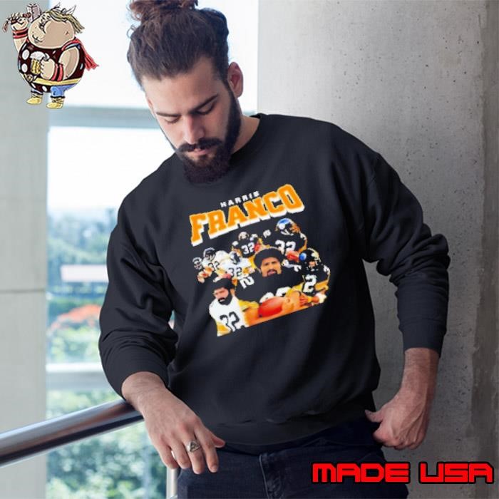 Vintage Franco Harris Oversized Football Season Sweatshirt