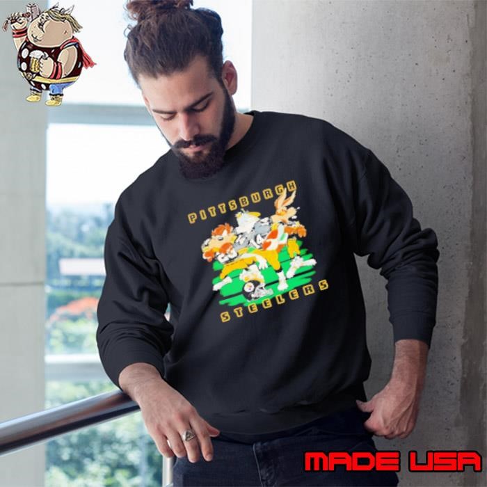Vintage Pittsburgh Sunday Football Cartoon Sweatshirt