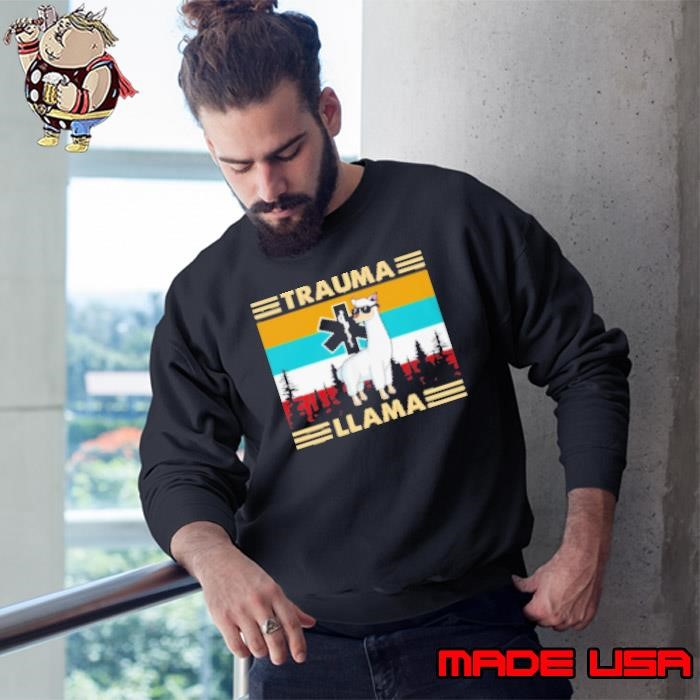 Vintage Trauma Llama Sweatshirt