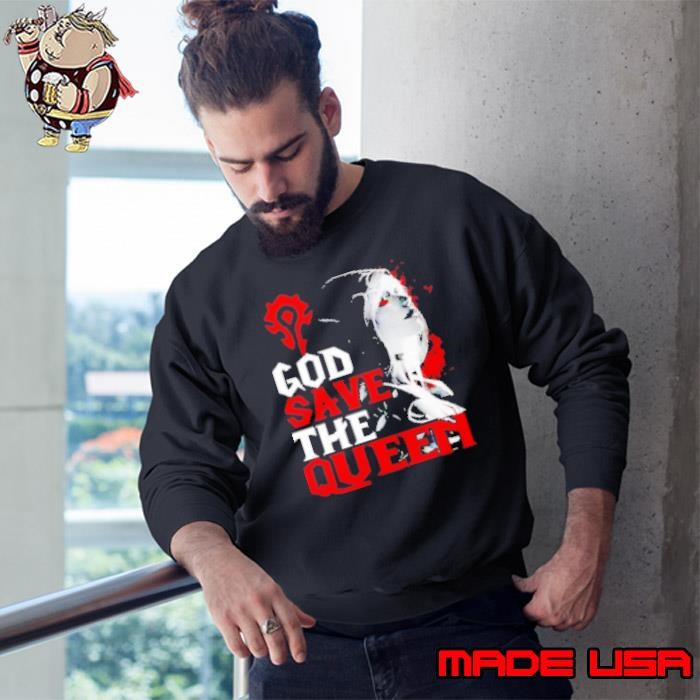 World Of Warcraft God Save The Queen Sylvanas Windrunner Sweatshirt