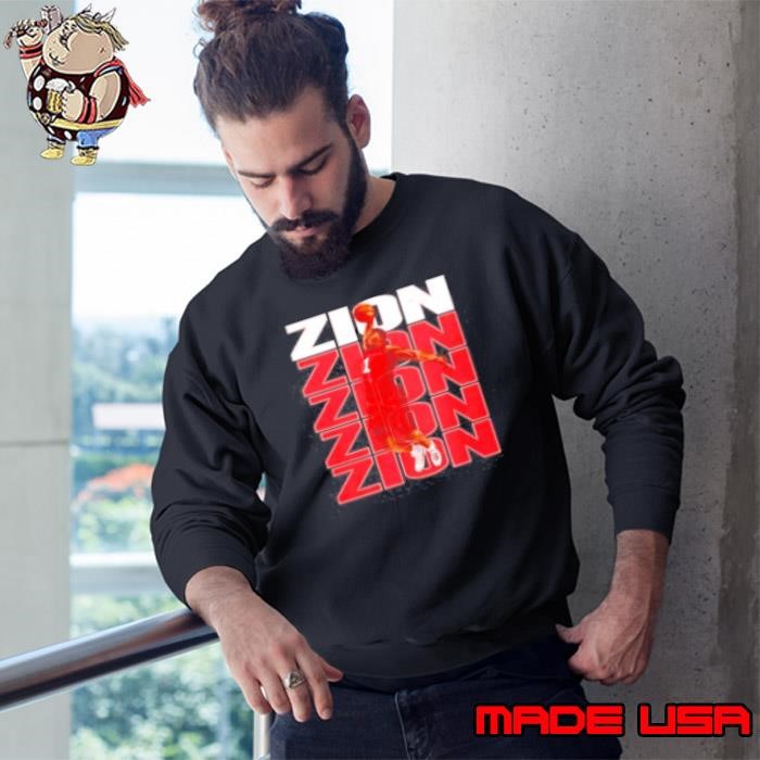 Zion Williamson Repeat Basketball Design Sweatshirt