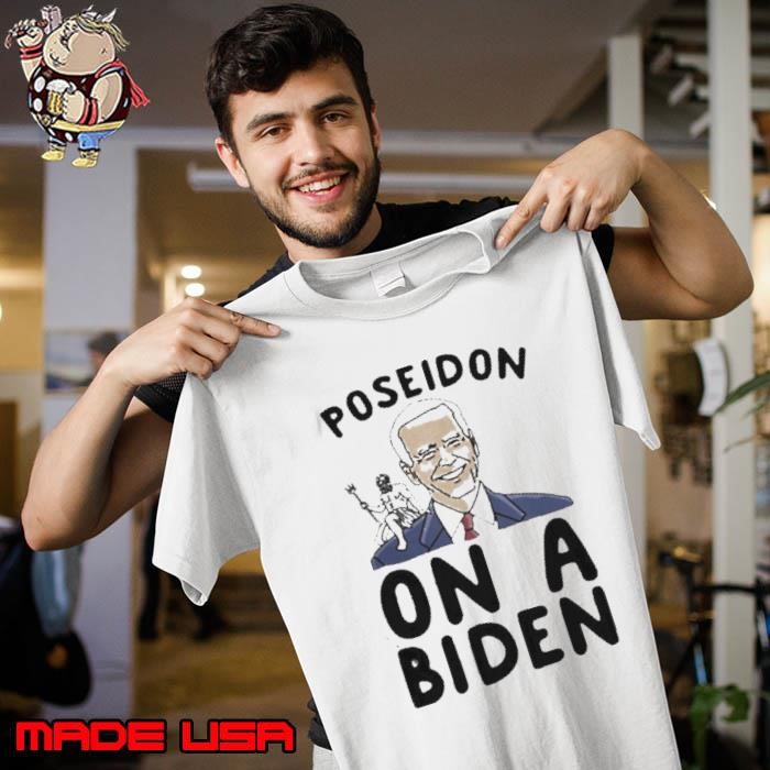 poseidon on a biden parody Unisex