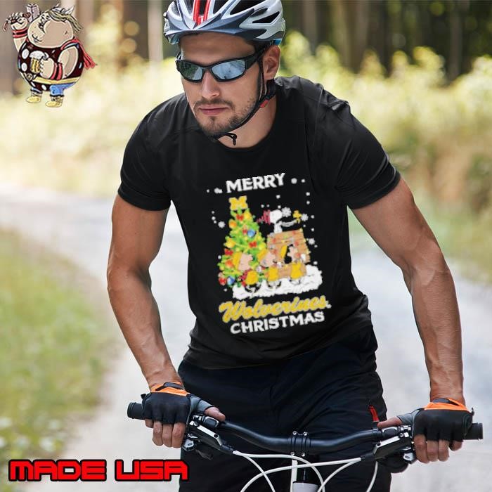 2024 Michigan Wolverines Snoopy And Friends Merry Christmas Unisex