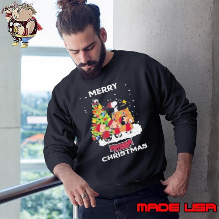 2024 Northern Illinois Huskies Snoopy And Friends Merry Christmas Sweatshirt