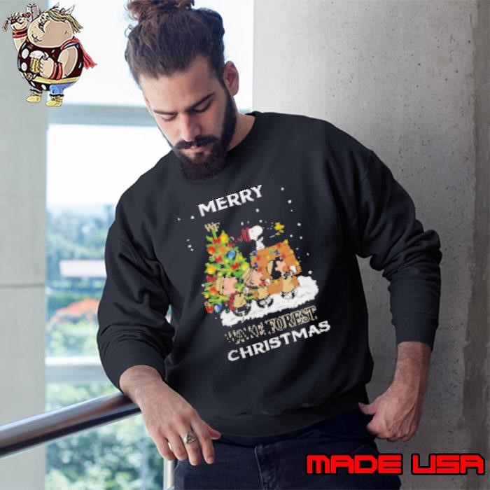 2024 Wake Forest Demon Deacons Snoopy And Friends Merry Christmas Sweatshirt