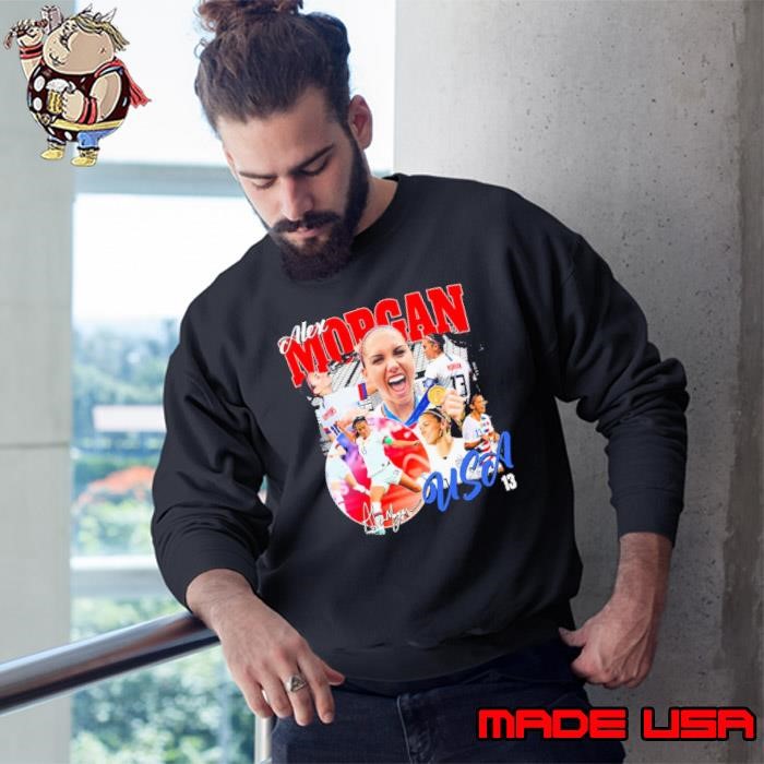 Alex Morgan American former professional soccer Retro Collage Sweatshirt