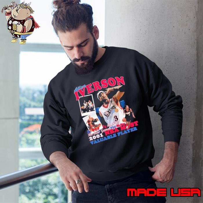 Allen Iverson 2001 MVP Au Star Game Valuable Player Sweatshirt