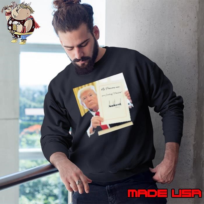 American Trigger Pullers Trump Pronoun Memo Sweatshirt