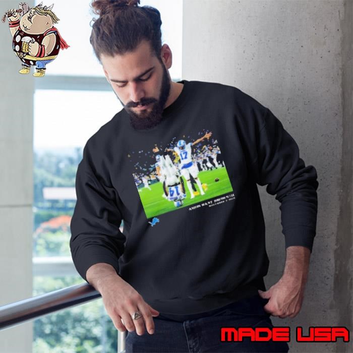Amon Ra St. Brown Detroit Lions NFL Flash Features Week 9 Sweatshirt