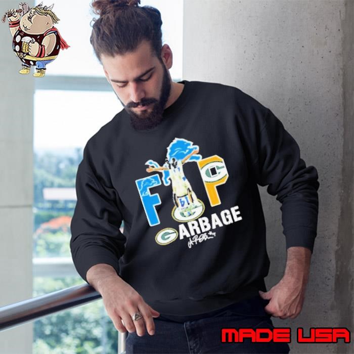 Amon Ra St. Brown FTP Garbage Green Bay Packers Sweatshirt