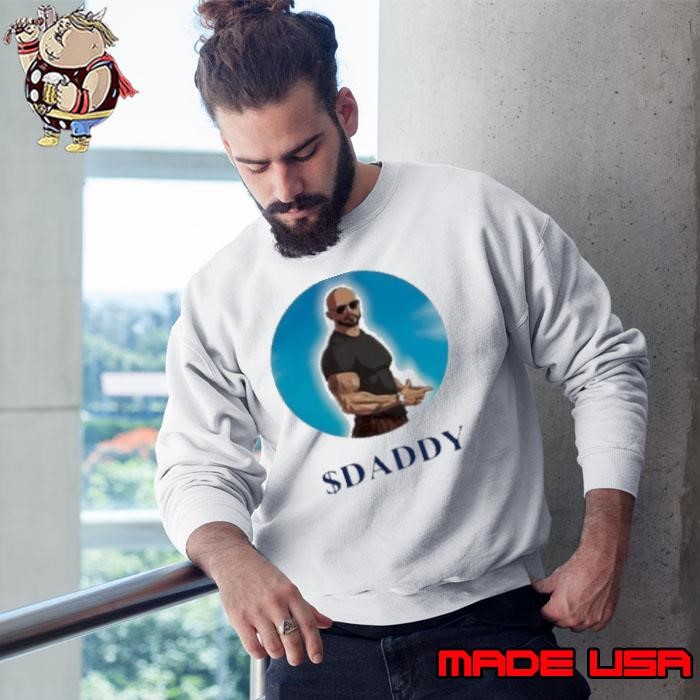 Andrew Tate Wearing $Daddy Sweatshirt