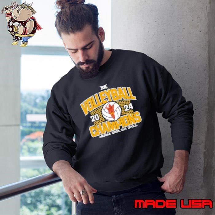 Arizona State Sun Devils 2024 Big 12 Volleyball Regular Season Champions Sweatshirt