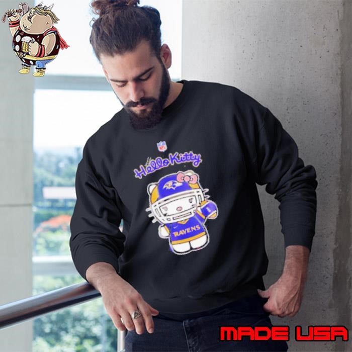 Baltimore Ravens Hello Kitty Sweatshirt