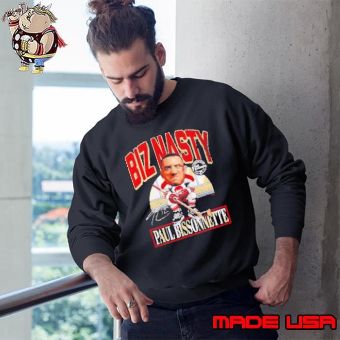 Biz Nasty Paul Bissonnette caricature Phoenix Coyotes signature Sweatshirt