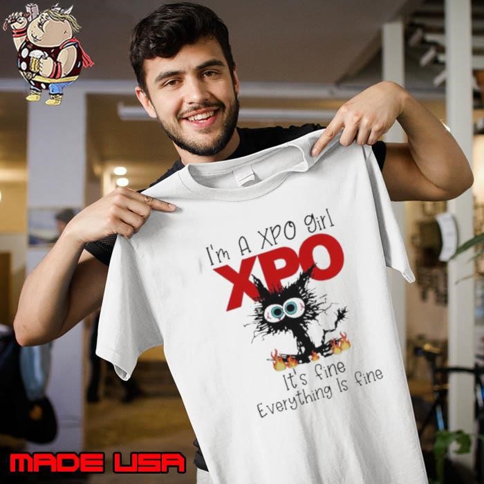 Black Cat I’m A XPO Girl It’s Fine Everything Is Fine Unisex