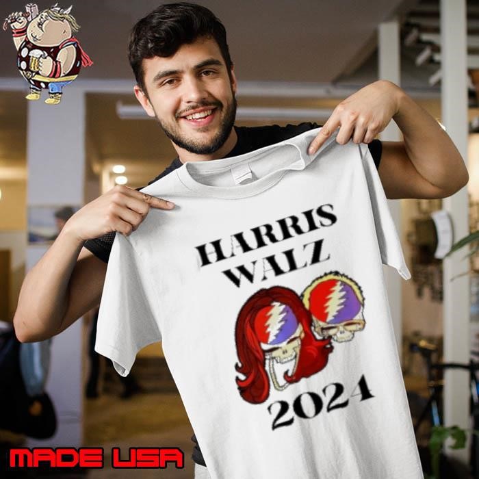 Bobby Weir Harris Walz 2024 Grateful Dead Skulls Unisex