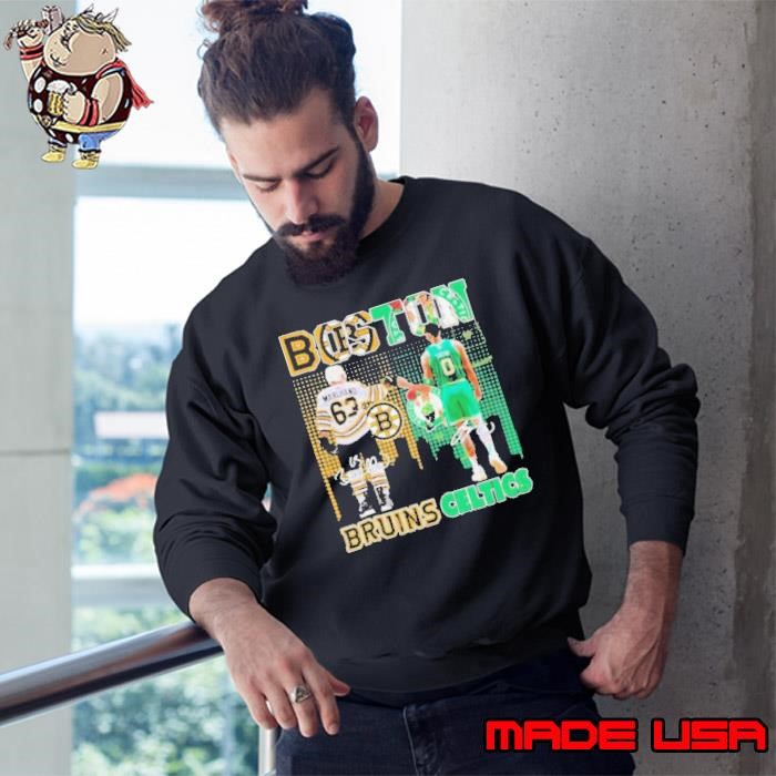 Boston Sports Teams Brad Marchand and Jayson Tatum Signatures Sweatshirt