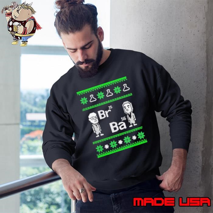 Breaking Bad Br35 Ba56 Ugly Christmas Sweatshirt