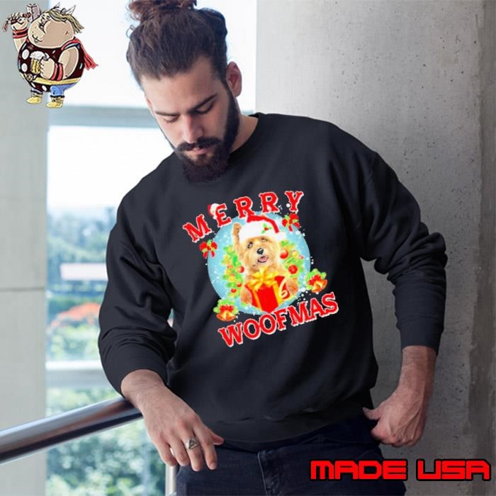 Cairn Terrier Merry Woofmas Christmas Sweatshirt