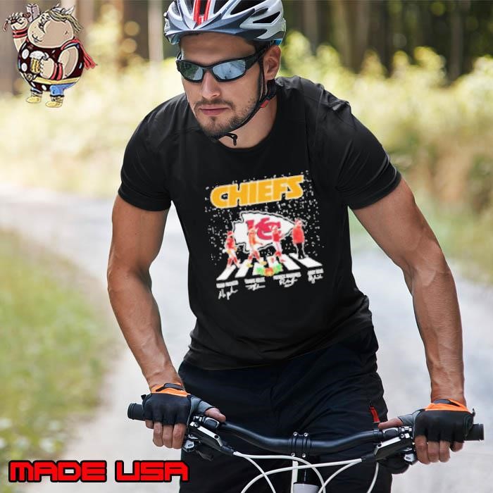 Chiefs Christmas Abbey Road Isiah Pacheco Travis Kelce Patrick Mahomes And Andy Reid Unisex