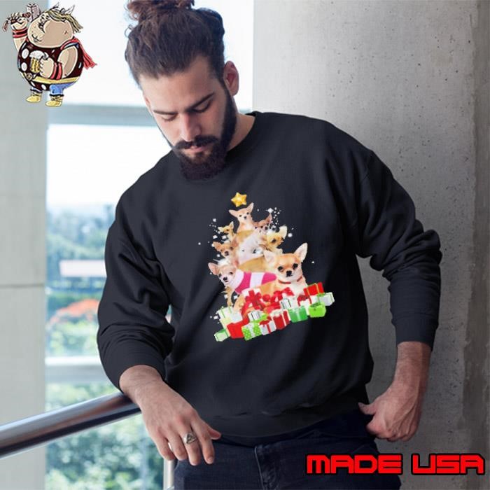 Chihuahua Christmas Tree Sweatshirt