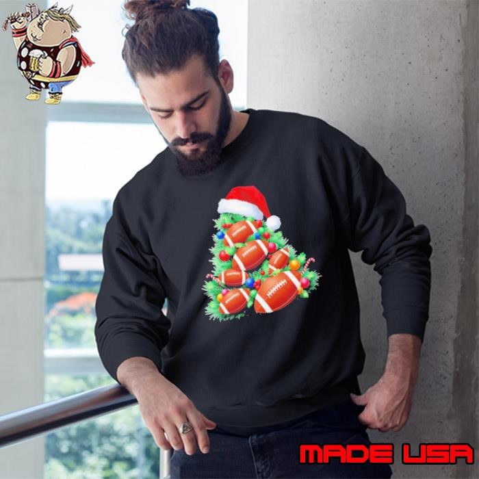 Christmas Tree Football 2024 Sweatshirt