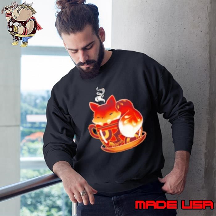 Cup of Fox Cute Coffee Animal Sweatshirt