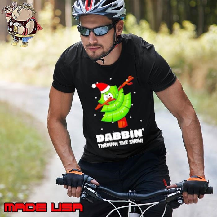 Dabbing’ through the snow Christmas Unisex