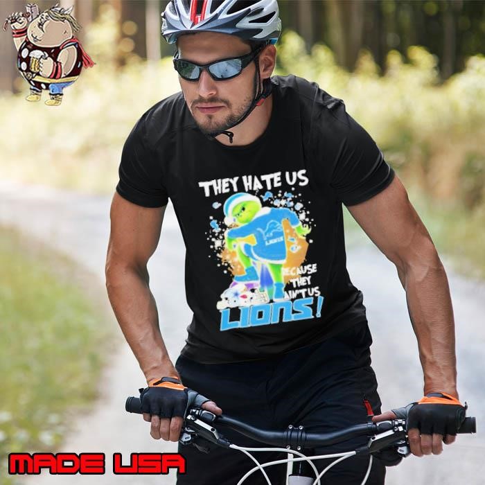 Detroit Lions Grinch They Hate Us Because They Ain’t Us Unisex