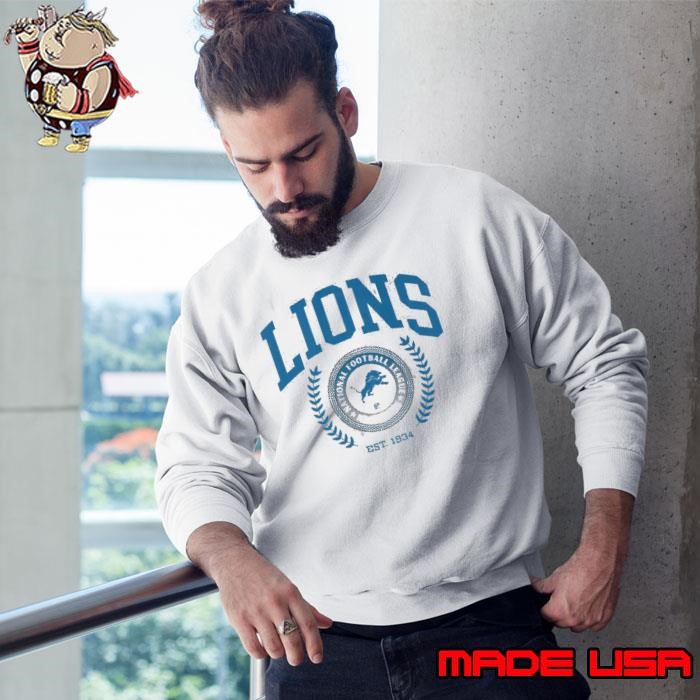 Detroit Lions Team Crest Est 1934 Sweatshirt