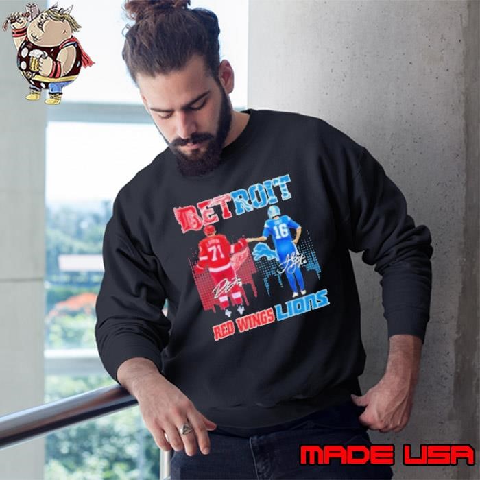 Detroit Red Wings x Detroit Lions Signature Sweatshirt