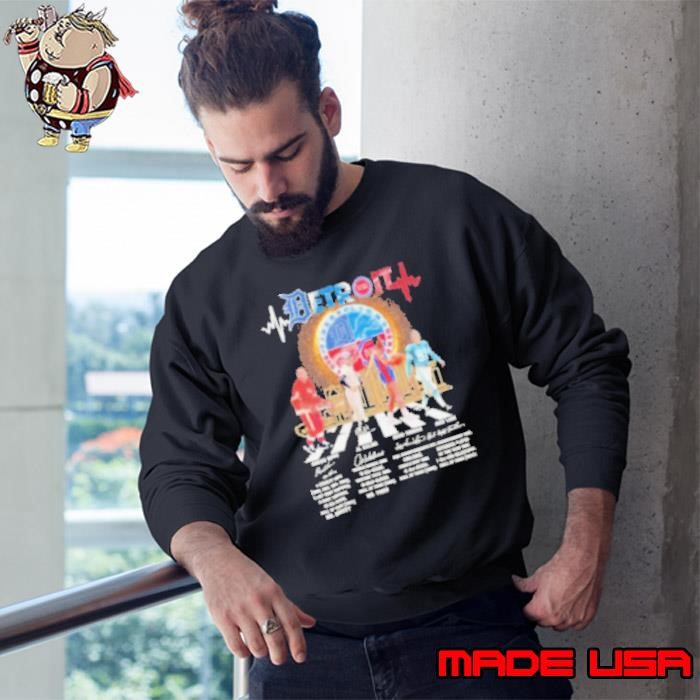 Detroit Sports Teams Abbey Road Legends Players Sweatshirt