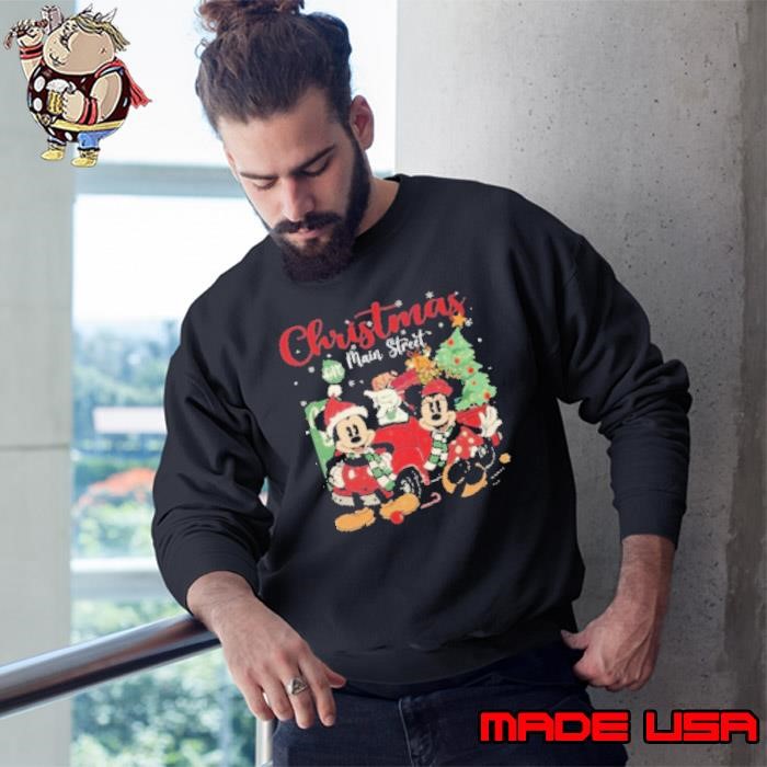 Disney Mickey And Mickey Minnie Christmas On Main Street Sweatshirt