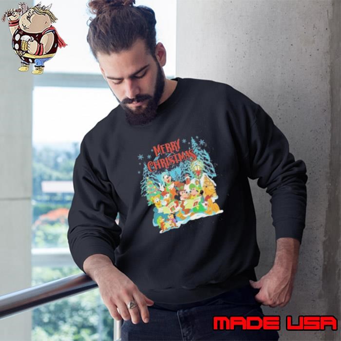 Disneyland Christmas Lights Mickey Very Merry Christmas Sweatshirt