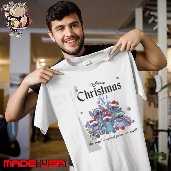 Disneyland The Most Magical Place On Earth Stitch Christmas Unisex