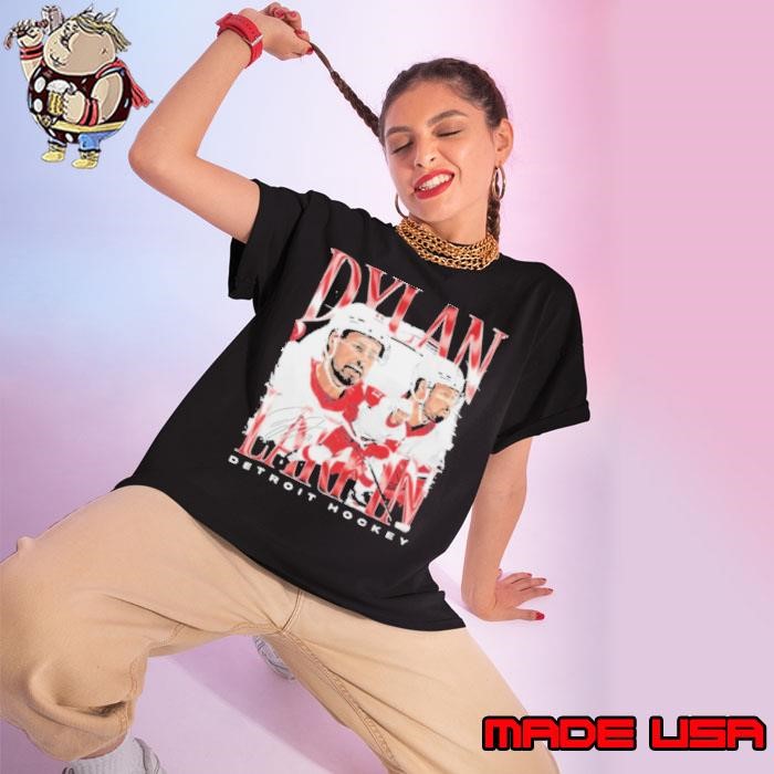 Dylan larkin detroit vintage signature Ladies tee